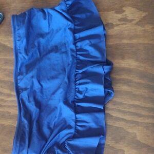 Liz Claiborne Royal Blue Ruffle Bikini Bottom